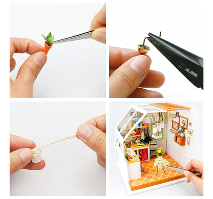 Jason's Kitchen Miniature DIY Kit | Hobbynella