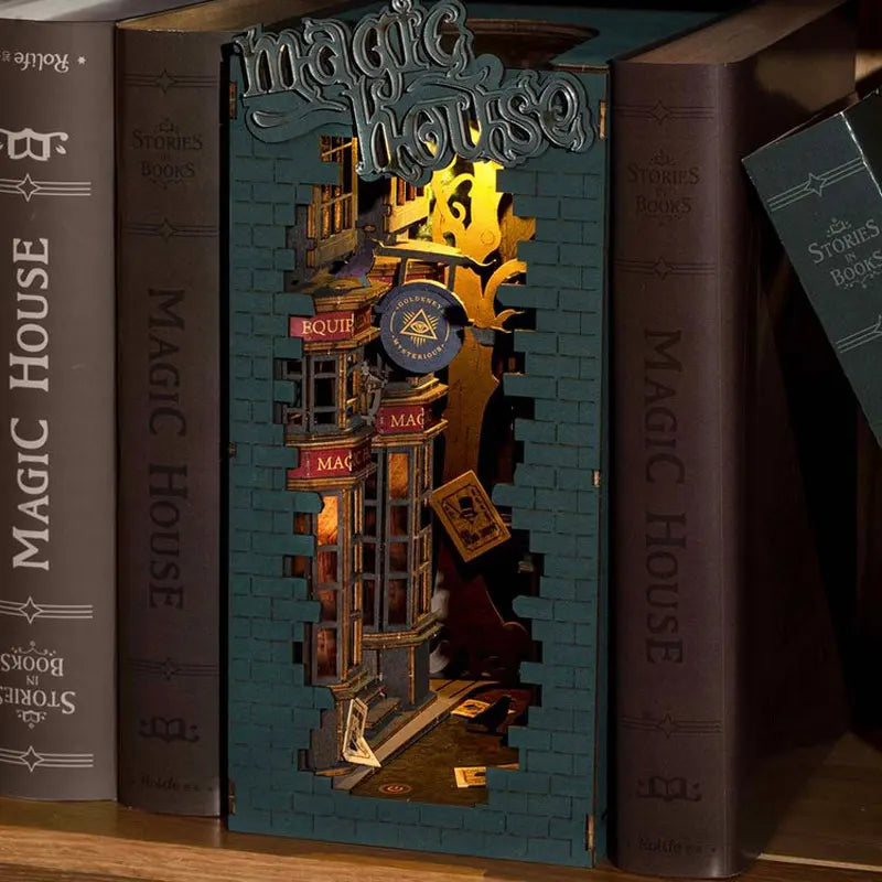 Magic House Diorama Book Nook DIY Kit | Hobbynella