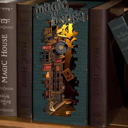 Magic House Diorama Book Nook DIY Kit | Hobbynella