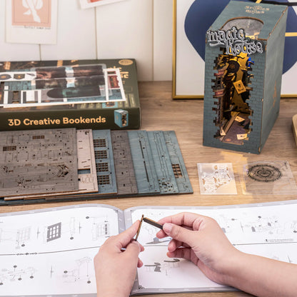 Magic House Diorama Book Nook DIY Kit | Hobbynella