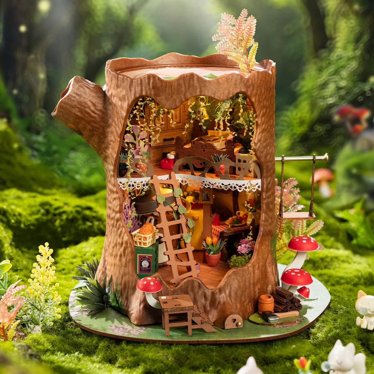 Fairytale Tree House Miniature DIY Kit