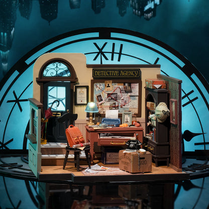Mose's Detective Agency Miniature DIY Kit | Hobbynella