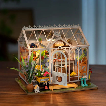 Dreamy Garden House DIY Miniature Kit | Hobbynella