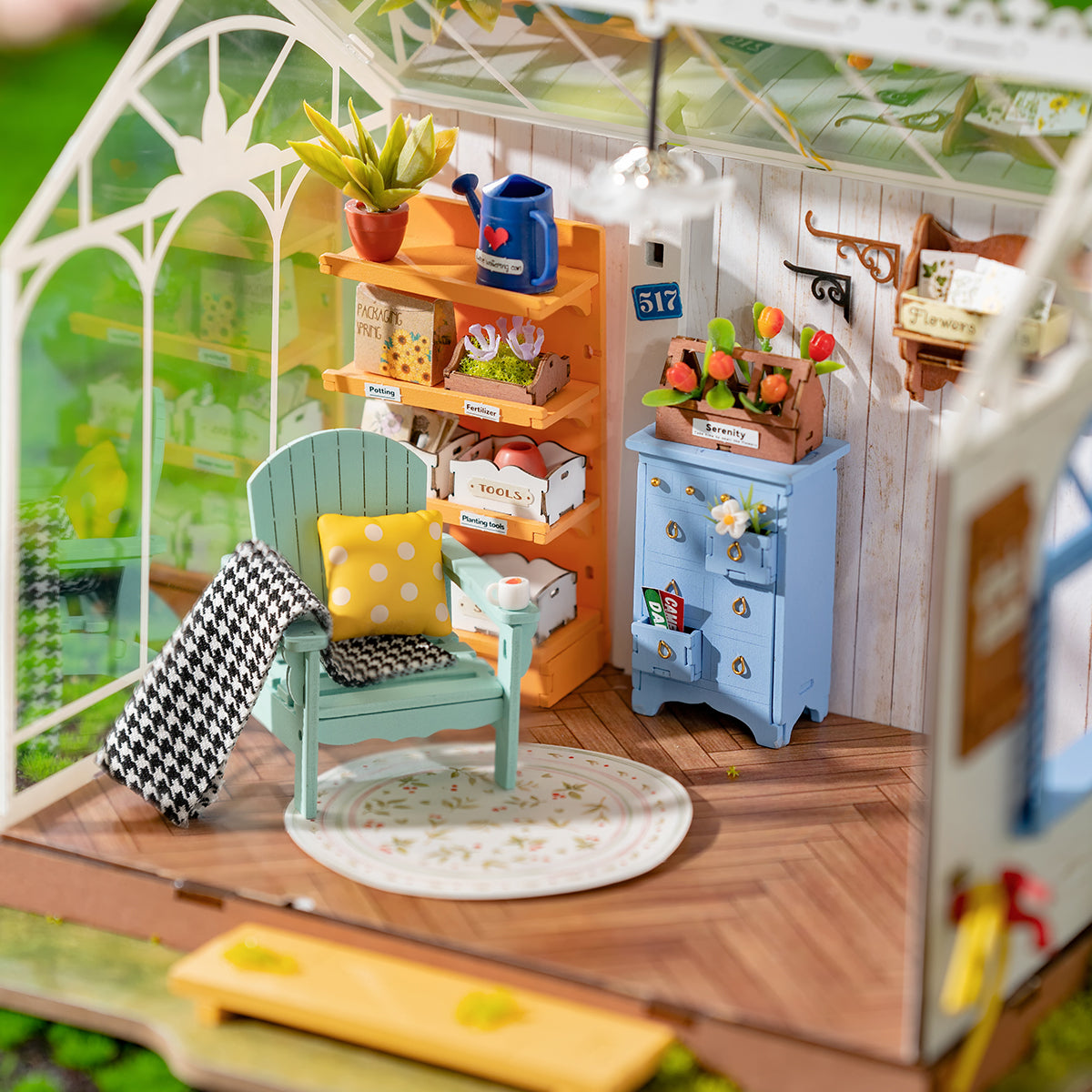 Dreamy Garden House DIY Miniature Kit | Hobbynella