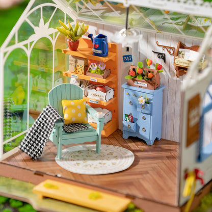 Dreamy Garden House DIY Miniature Kit | Hobbynella