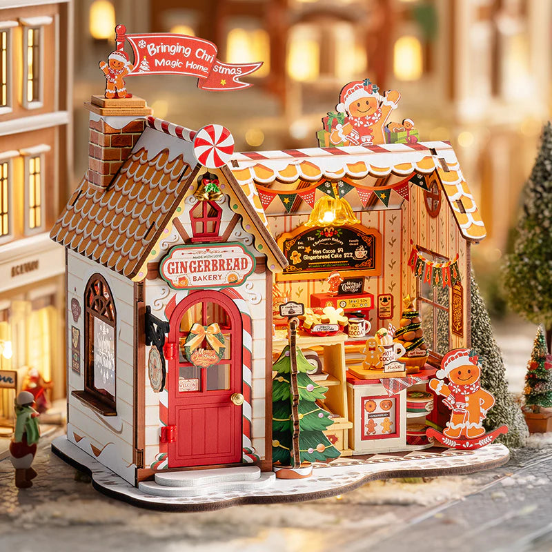 Gingerbread House Miniature DIY Kit – Hobbynella