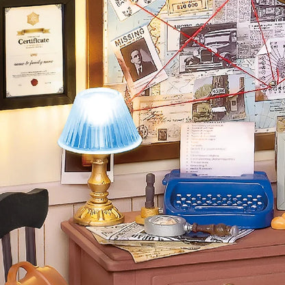 Mose's Detective Agency Miniature DIY Kit | Hobbynella