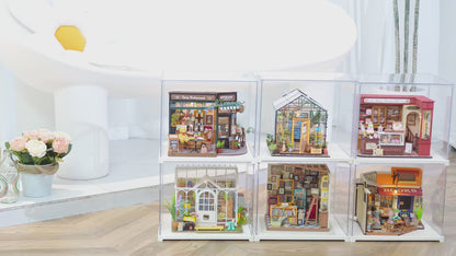 Dustproof Display Box for Miniature Houses