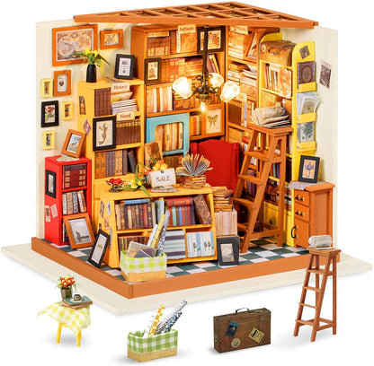Sam's Study Miniature DIY Kit | Hobbynella