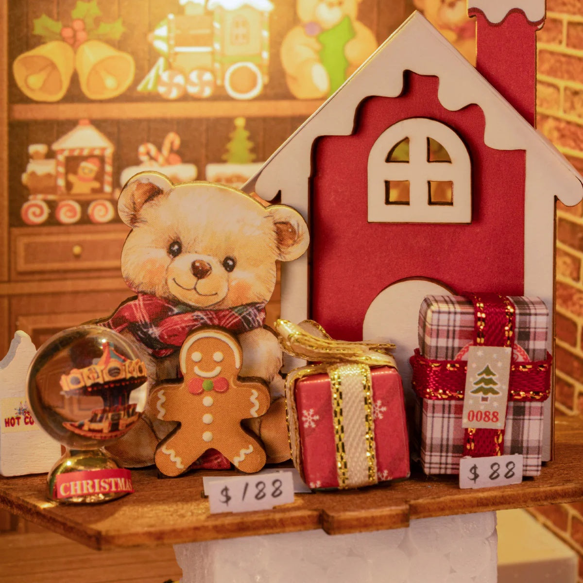 Santa's Toy Shop Picture Frame