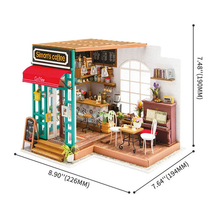 Simon's Coffee Miniature DIY Kit | Hobbynella