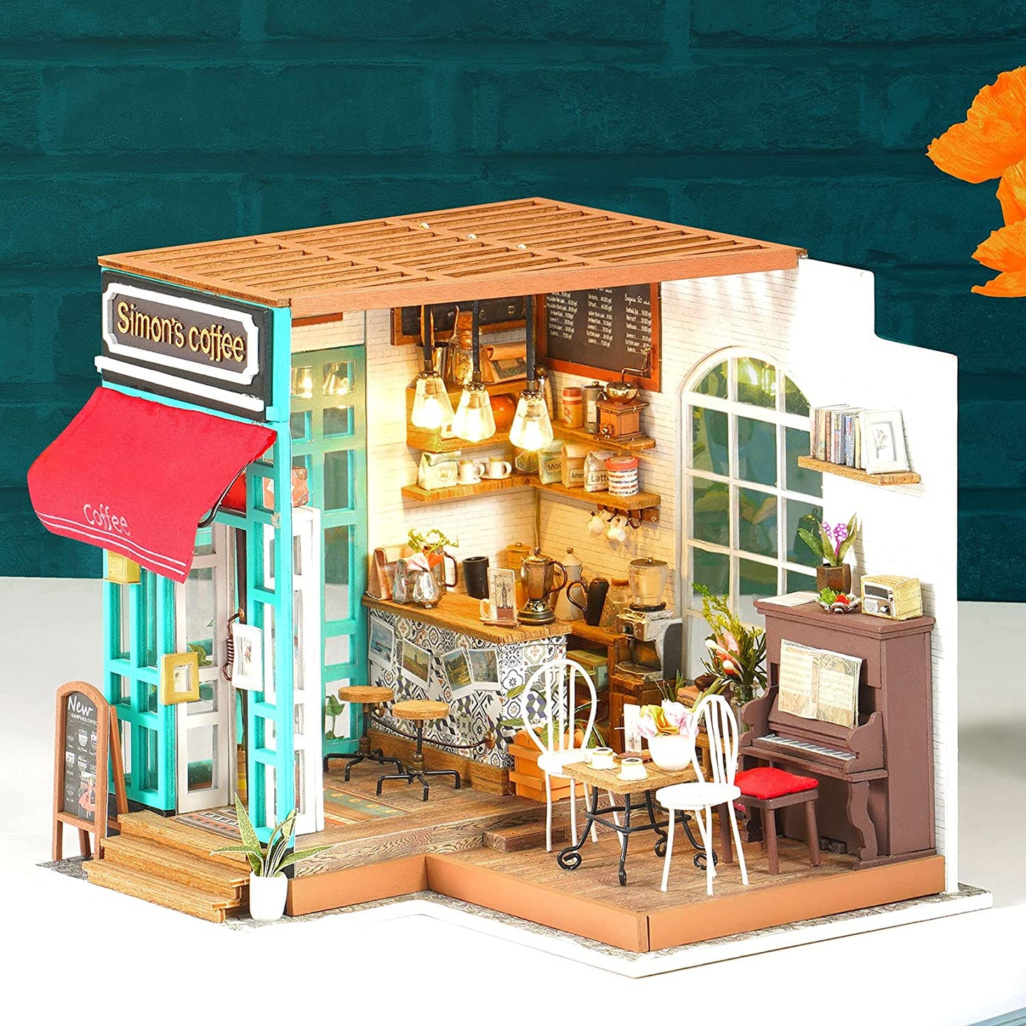 Simon's Coffee Miniature DIY Kit | Hobbynella