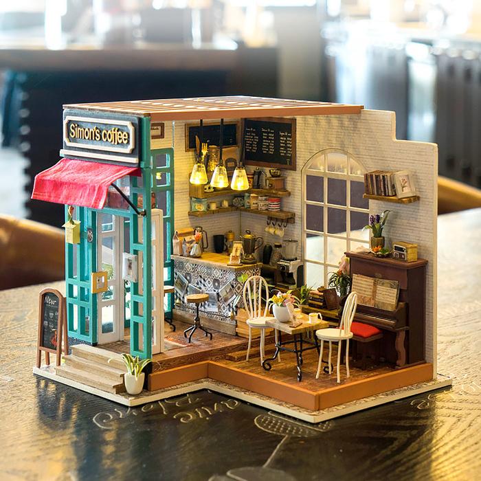Simon's Coffee Miniature DIY Kit | Hobbynella