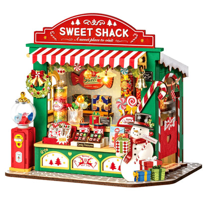Christmas Candy Stand Miniature DIY Kit