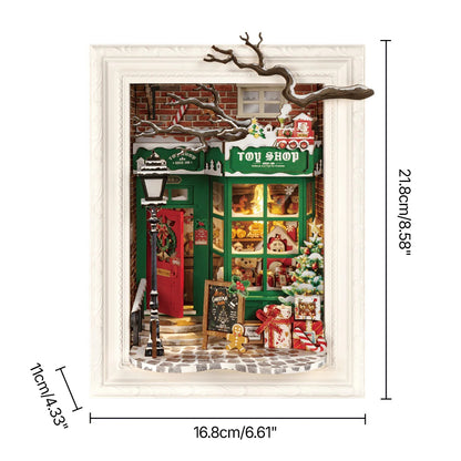 Santa's Toy Shop Picture Frame