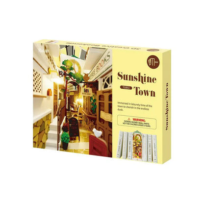 Sunshine City Diorama Book Nook DIY Kit | Hobbynella