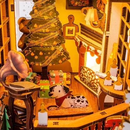 Christmas Diorama Book Nook DIY Kit | Hobbynella