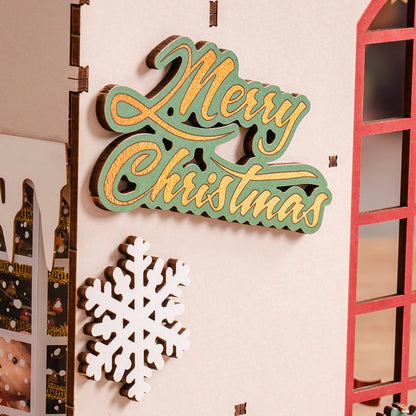 Christmas Diorama Book Nook DIY Kit | Hobbynella