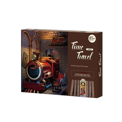 Time Travel Train Diorama Book Nook DIY Kit | Hobbynella